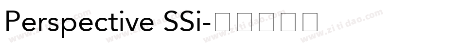 Perspective SSi字体转换